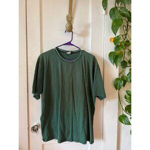 Basic editions vintage green adult size large shirt